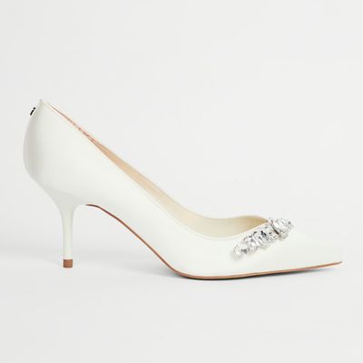 Embellished Crystal Mid Heel Court from Ted Baker