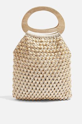 Beaded Tote Bag from Topshop