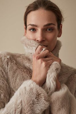Alia Faux Fur Jacket from Reiss