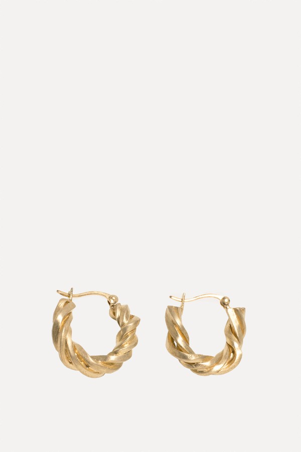 Deep State Hoop Earrings from Completedworks