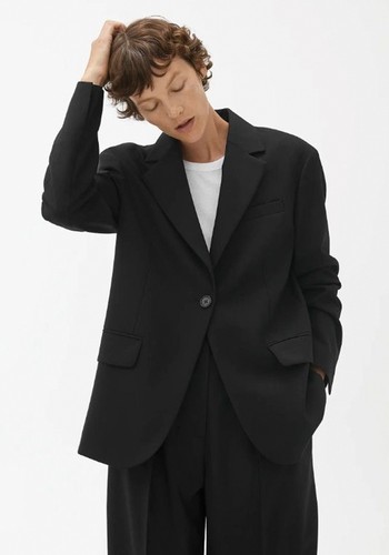 Oversized Wool Hopsack Blazer  from Arket