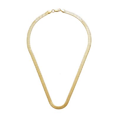 Gold-Tone Herringbone Necklace from FALLON