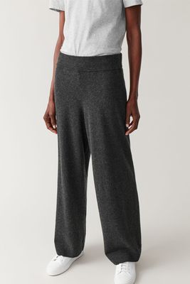 Wide Leg Cashmere Trousers from COS