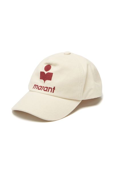 Tyron Logo-Embroidered Canvas Baseball Cap from Isabel Marant