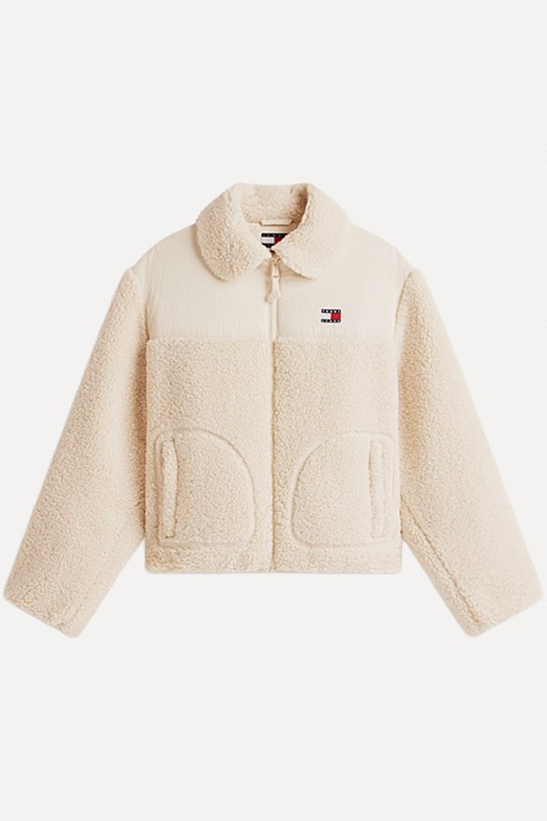 Teddy Fleece Collared Jacket