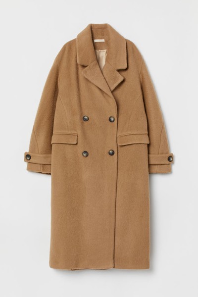 Wool-blend coat