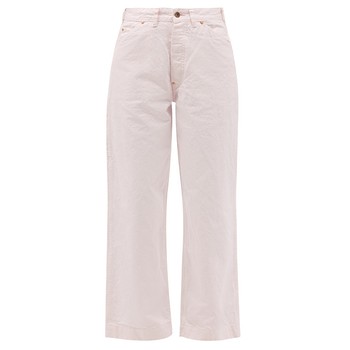 Painter Cotton-Blend Canvas Straight-Leg Jeans from Chimala