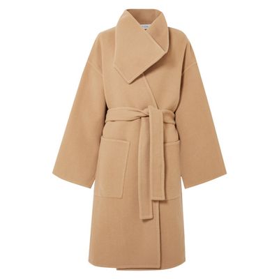 Belted Wool & Cashmere-Blend Coat from JW Anderson