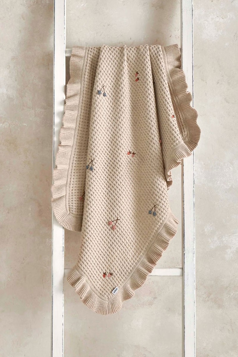 Pure Cotton Berry Shawl from Mamas & Papas