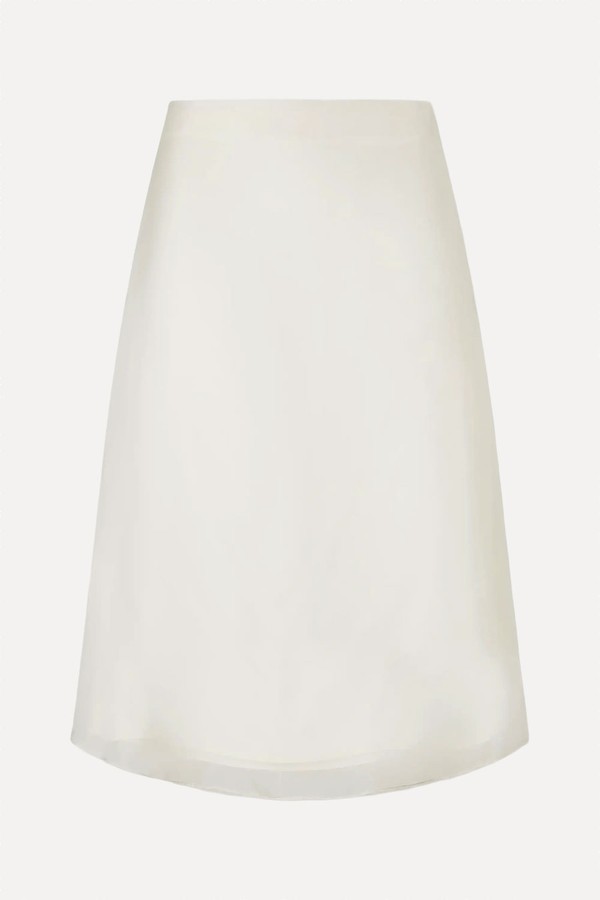 Sheer Silk Midi Skirt from AMI Paris