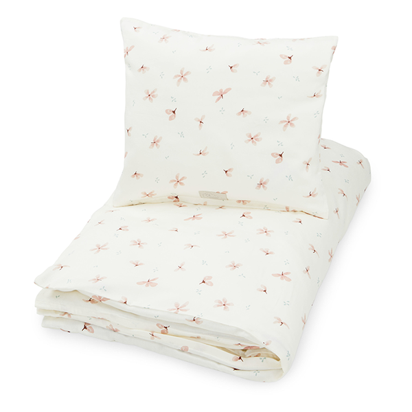 Windflower Organic Cotton Quilt Cover Cream from Cam Cam
