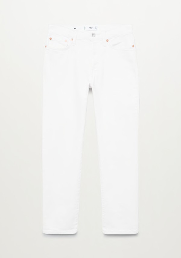 Ankle-Length Straight Fit Jeans from Mango