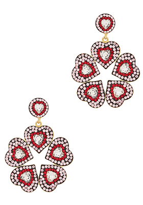 Crystal-Embellished Drop Earrings from Soru Jewellery