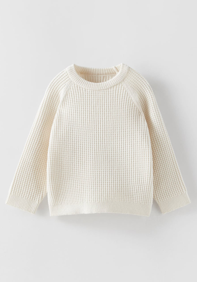 Waffle Textured Sweater