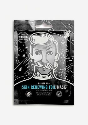 Skin Renewing Foil Mask Hyaluronic Acid & Q10  from Barber Pro 