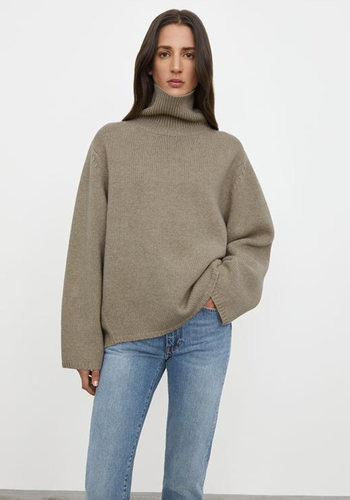 Wool cashmere turtleneck from Totême