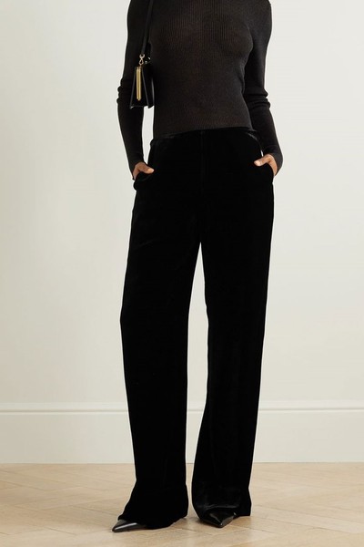 Velvet Wide-Leg Pants from Toteme