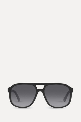 GC001933 Logo-Embellished Pilot-Frame Acetate Sunglasses from Gucci