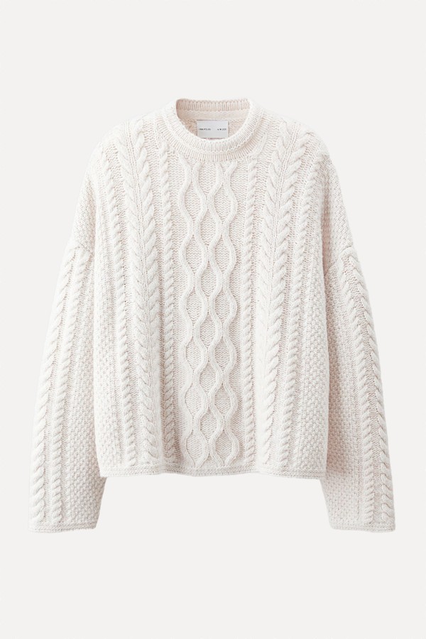 Cable-Knit Wool-Blend Jumper from H&M Atelier