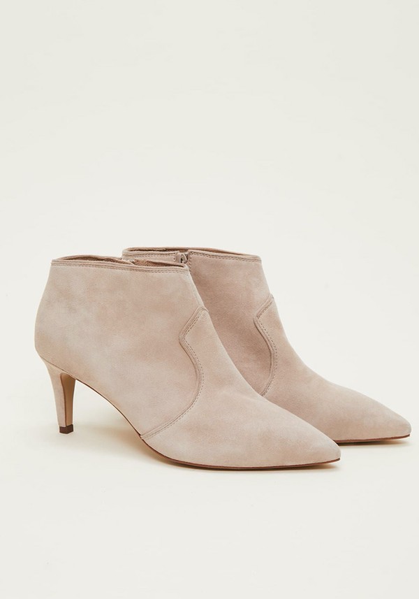 Panelled Shoe Boots