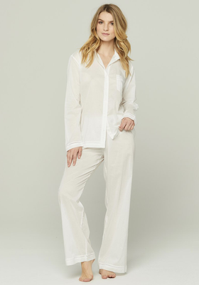 Classic Style Pajama Set With Lace Details  from Pour Les Femmes 