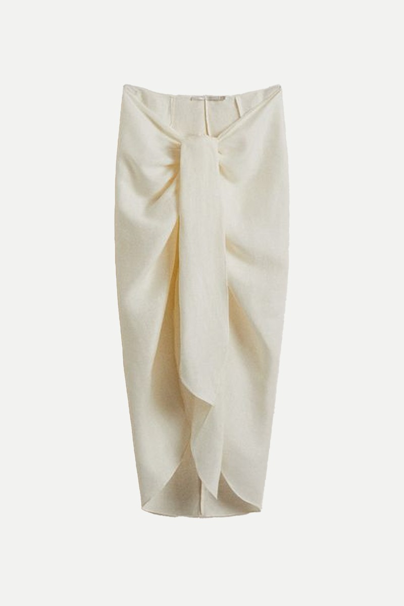 Long Linen Beach Sarong from Zara