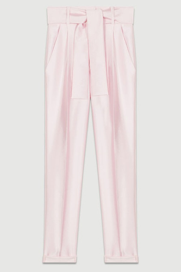Pleated Pants with Belt from Maje
