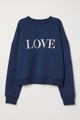Sweatshirt With A Motif from H&M