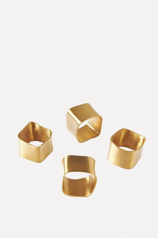 Set Of 4 Napkin Rings from Westwing