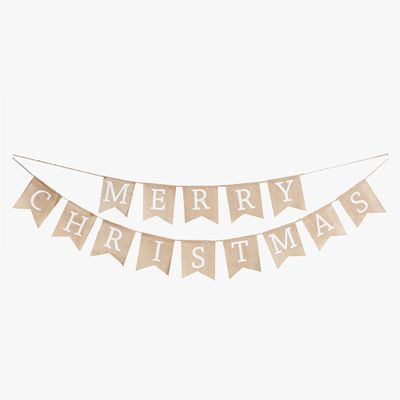 Merry Christmas Hessian Bunting from Ginger Ray