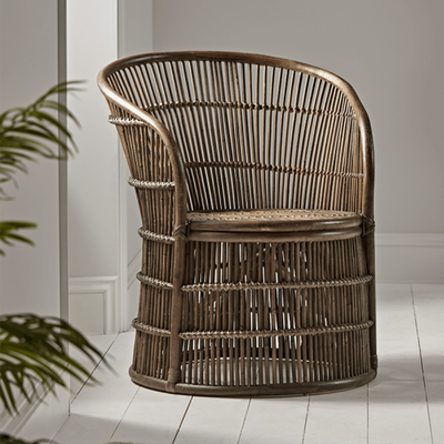 Round Rattan Occasional Chair from Cox & Cox 