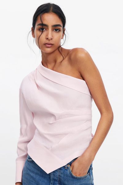 Asymmetric Pleated Top from Zara