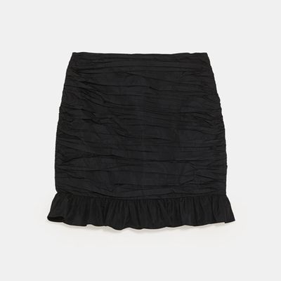 Draped Mini Skirt from Zara