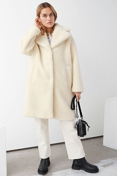 Faux Shearling Coat