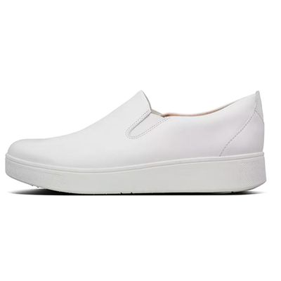 Leather Slip-On Trainers