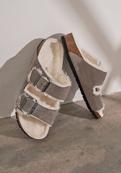 Arizona Shearling Birkenstock Sandals