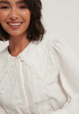 Lace Detail Shirt from Na-kd