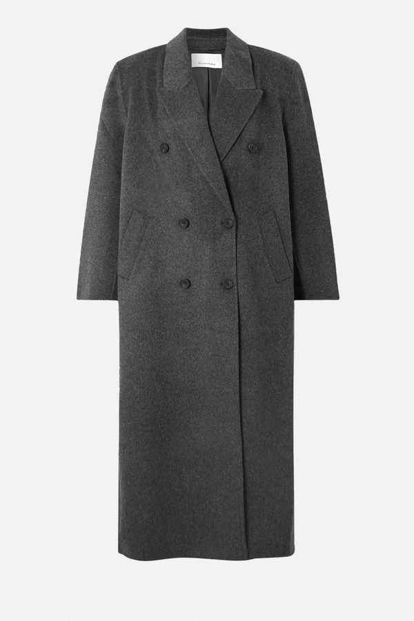 Gaia Double-Breasted Wool-Blend Coat from THE FRANKIE SHOP 