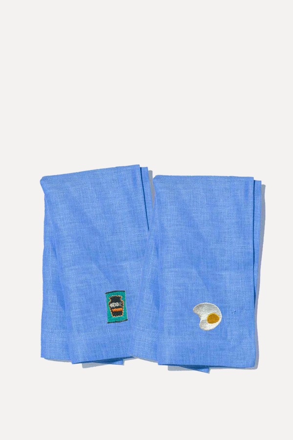 Embroidered Napkins x2  from Not Another Bill