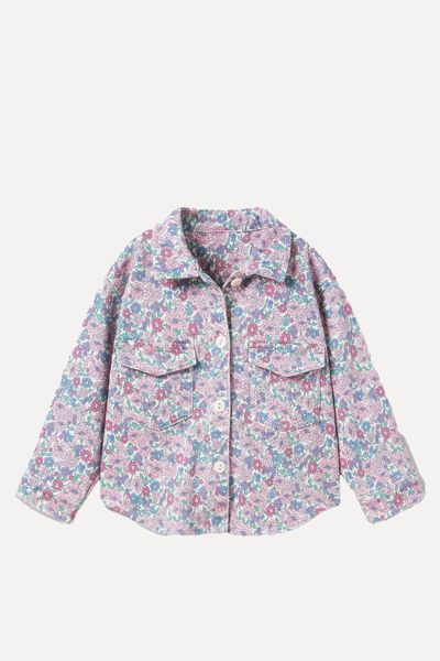 Floral Twill Overshirt  from Zara 