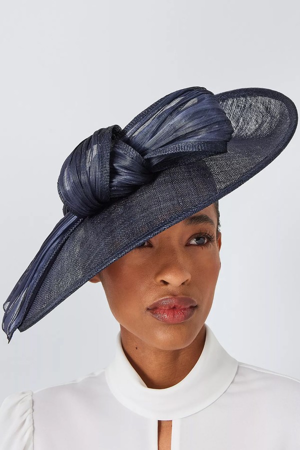 Maggie Wide Brim Fabric Trim Hat from John Lewis