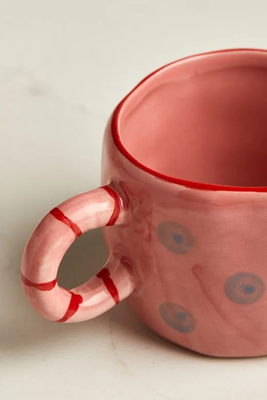 Pink & Blue Spotty Espresso Cup from Rose & Grey