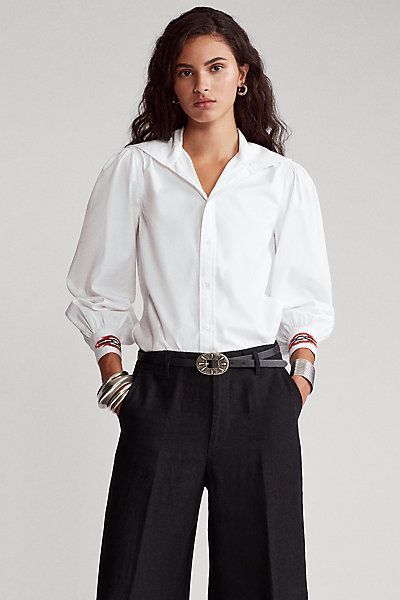 Embroidered Oxford Shirt