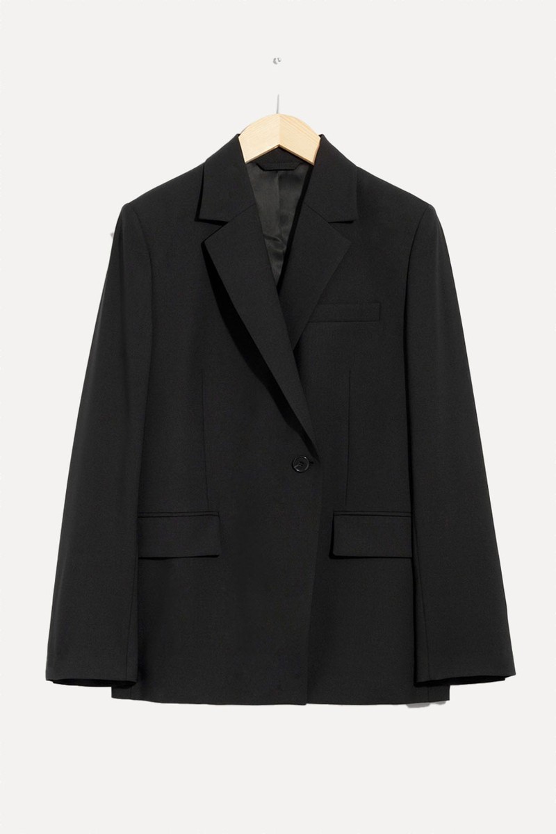 Single-Breasted Wool Blazer from & Other Stories