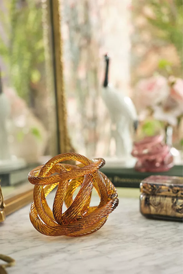 Glass Knot Decorative Object from Anthropologie