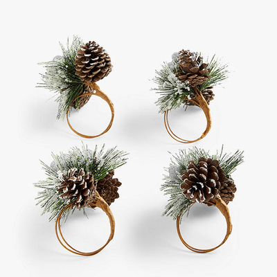Christmas Pinecone Napkin Rings