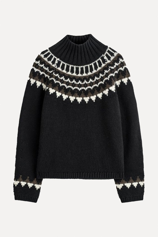 Fair Isle Wool-Cashmere Jumper from cos
