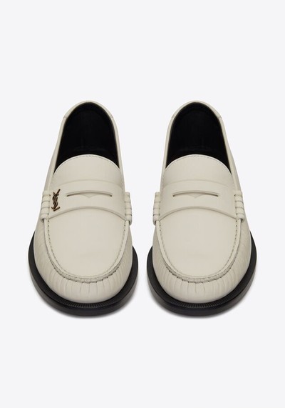 Le Loafer Logo-Plaque Loafers from Saint Laurent