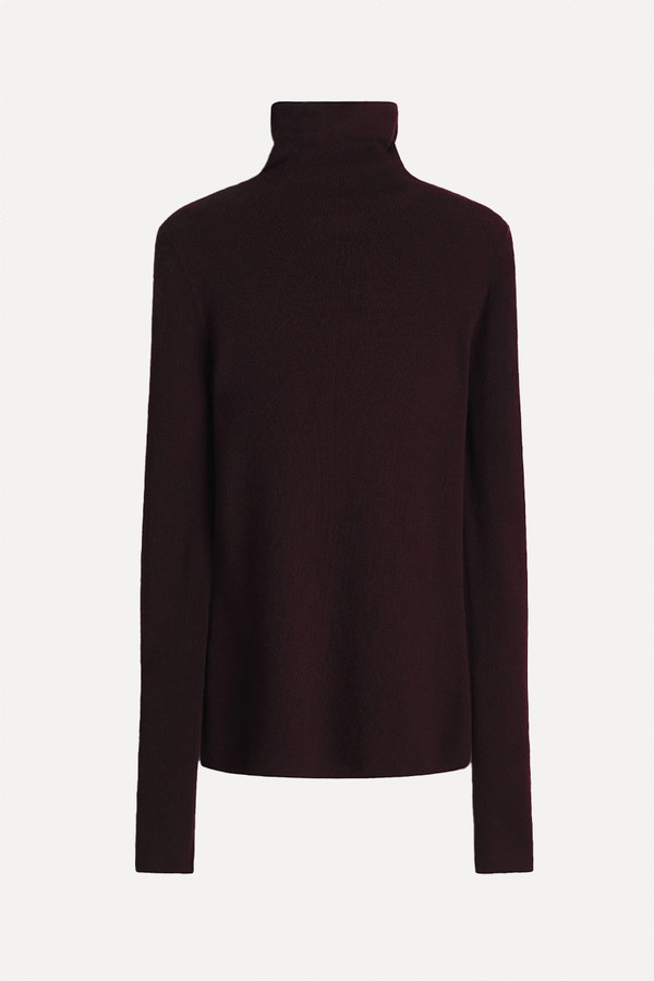 Cashmere-Blend Polo-Neck Jumper from H&M