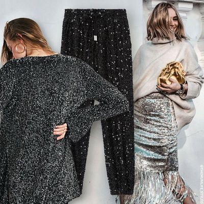 16 Comfortable Sequin Pieces To Wear At Home